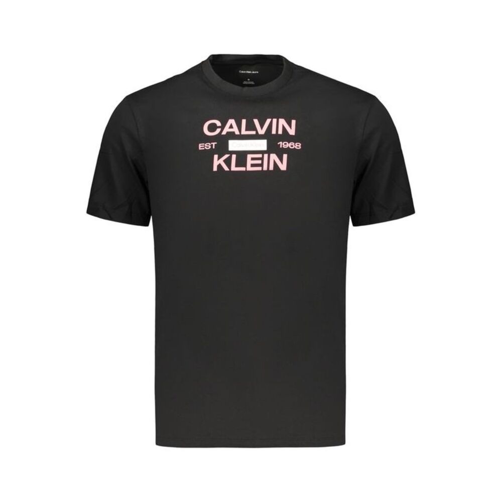 Calvin Klein Black Cotton Men's Men's T-Shirt